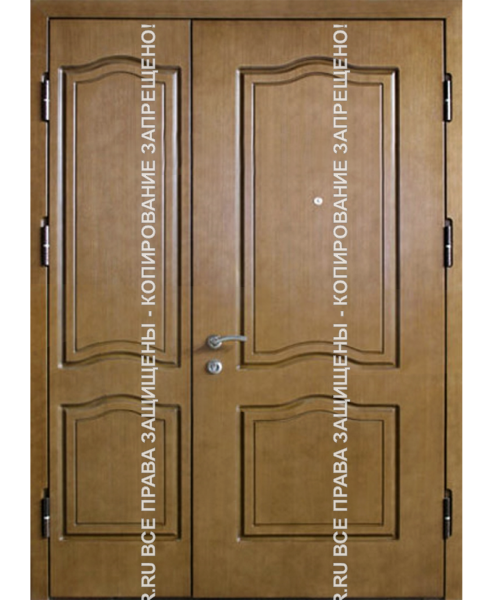 Дверь двустворчатая входная МДФ/МДФ 3083 Дверь двустворчатая входная МДФ/МДФ 3083