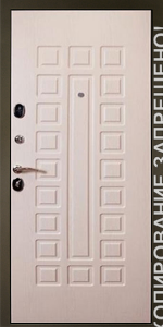 Дверь железная входная МДФ/МДФ 1841 Дверь железная входная МДФ/МДФ 1841